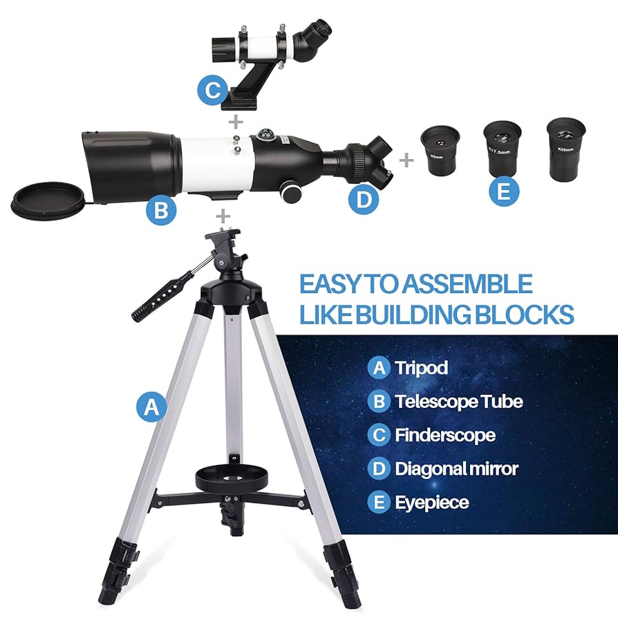 Télescope pour adultes débutants