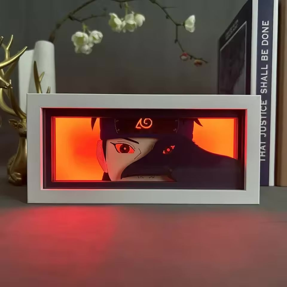 Boîte lumineuse LED 3D Anime