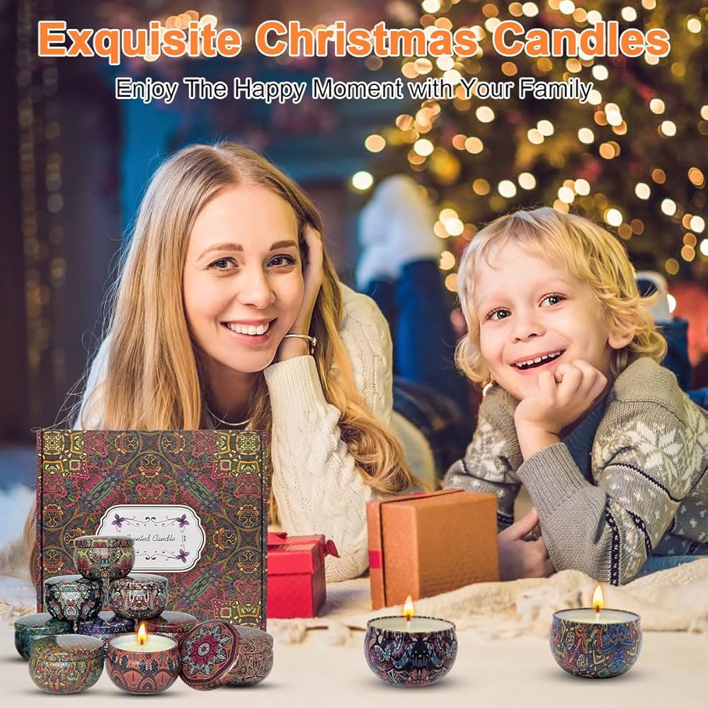 Coffret cadeau de bougies parfumées