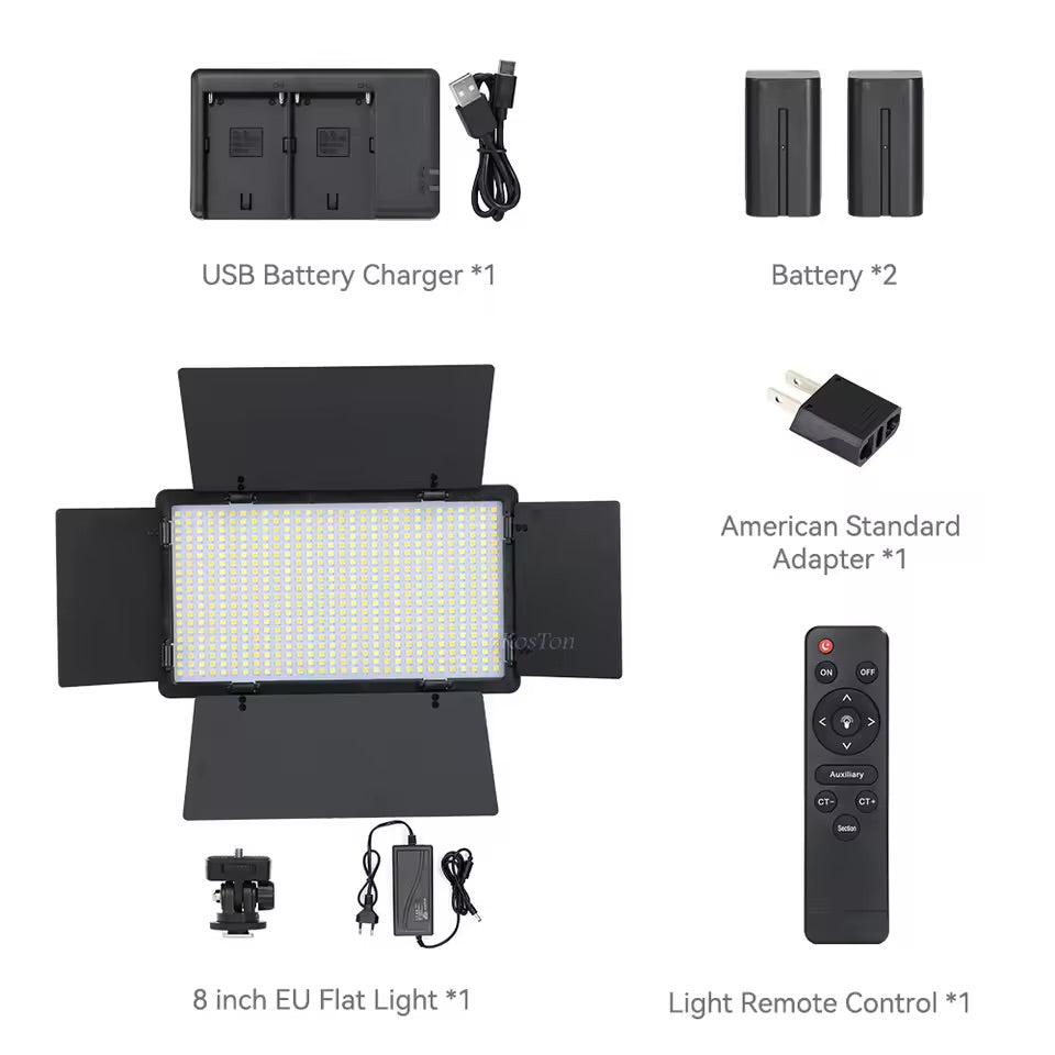 Éclairage LED U600/800 pour studio photo