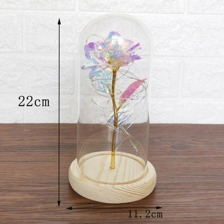 Roses en verre