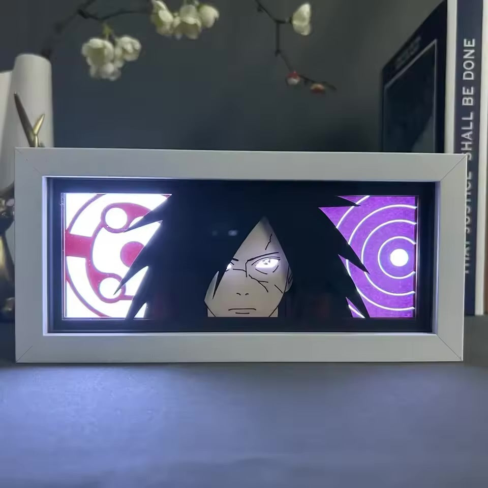 Boîte lumineuse LED 3D Anime
