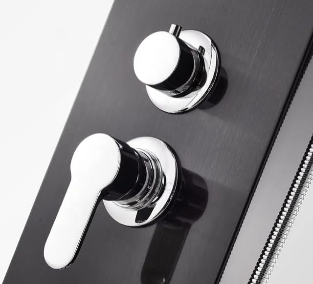 Colonne de Douche Multifonction en Acier Inoxydable