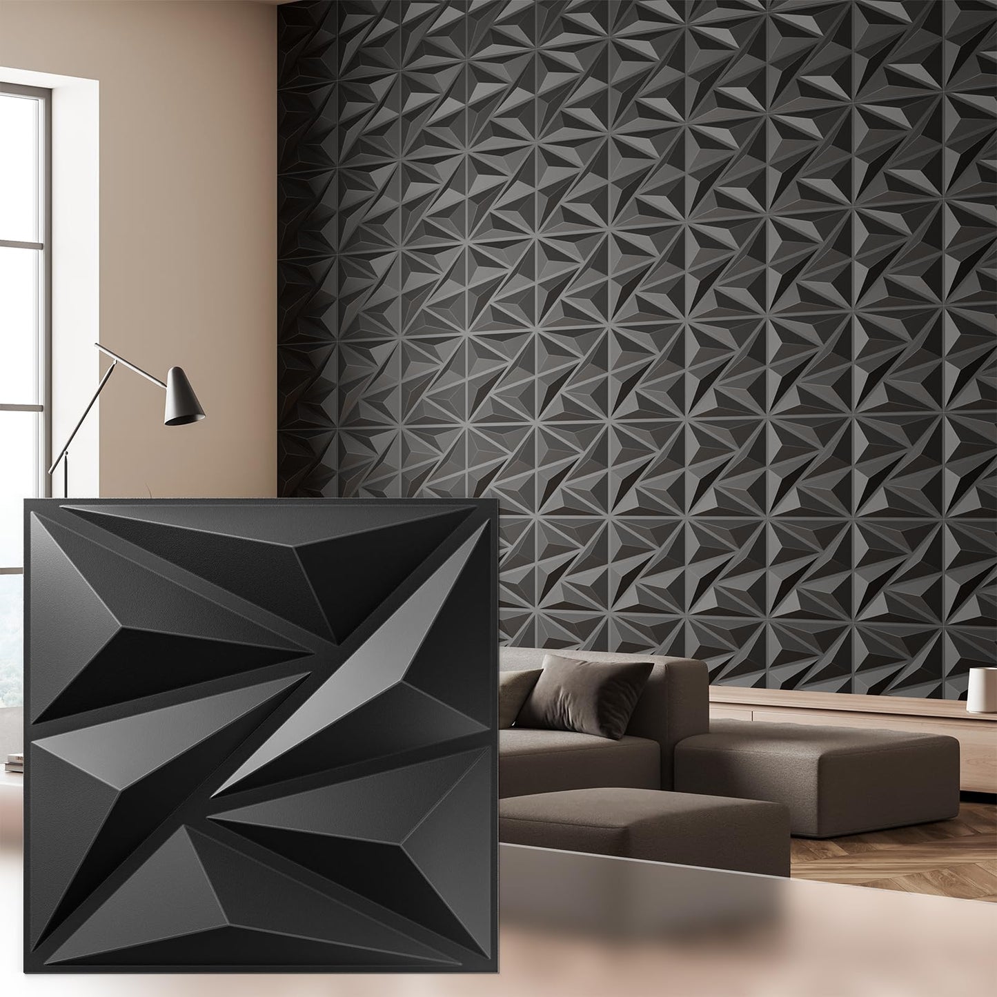 Panneau 3D diamant