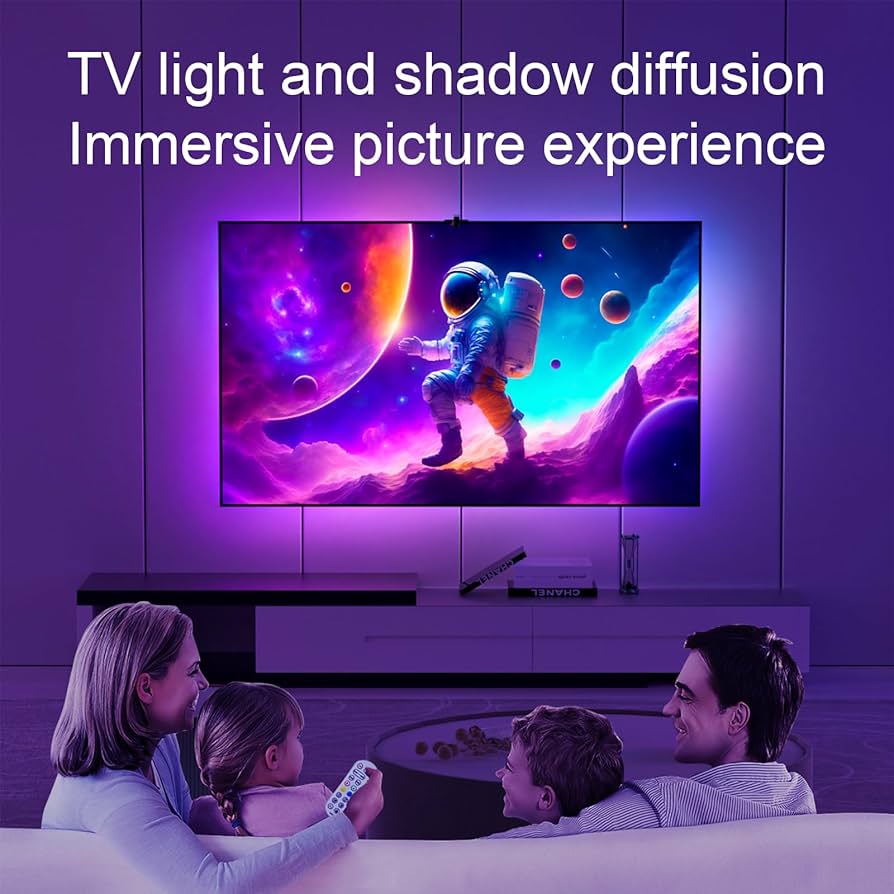 Rétroéclairage LED TV avec capteur