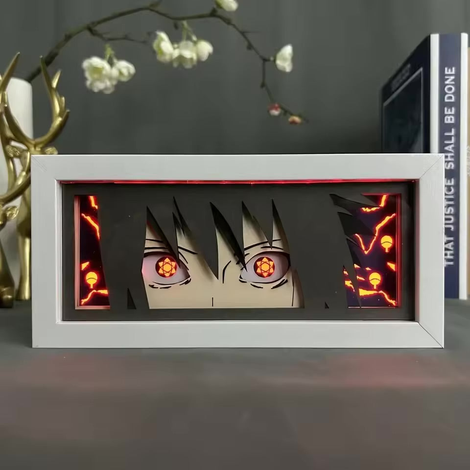 Boîte lumineuse LED 3D Anime