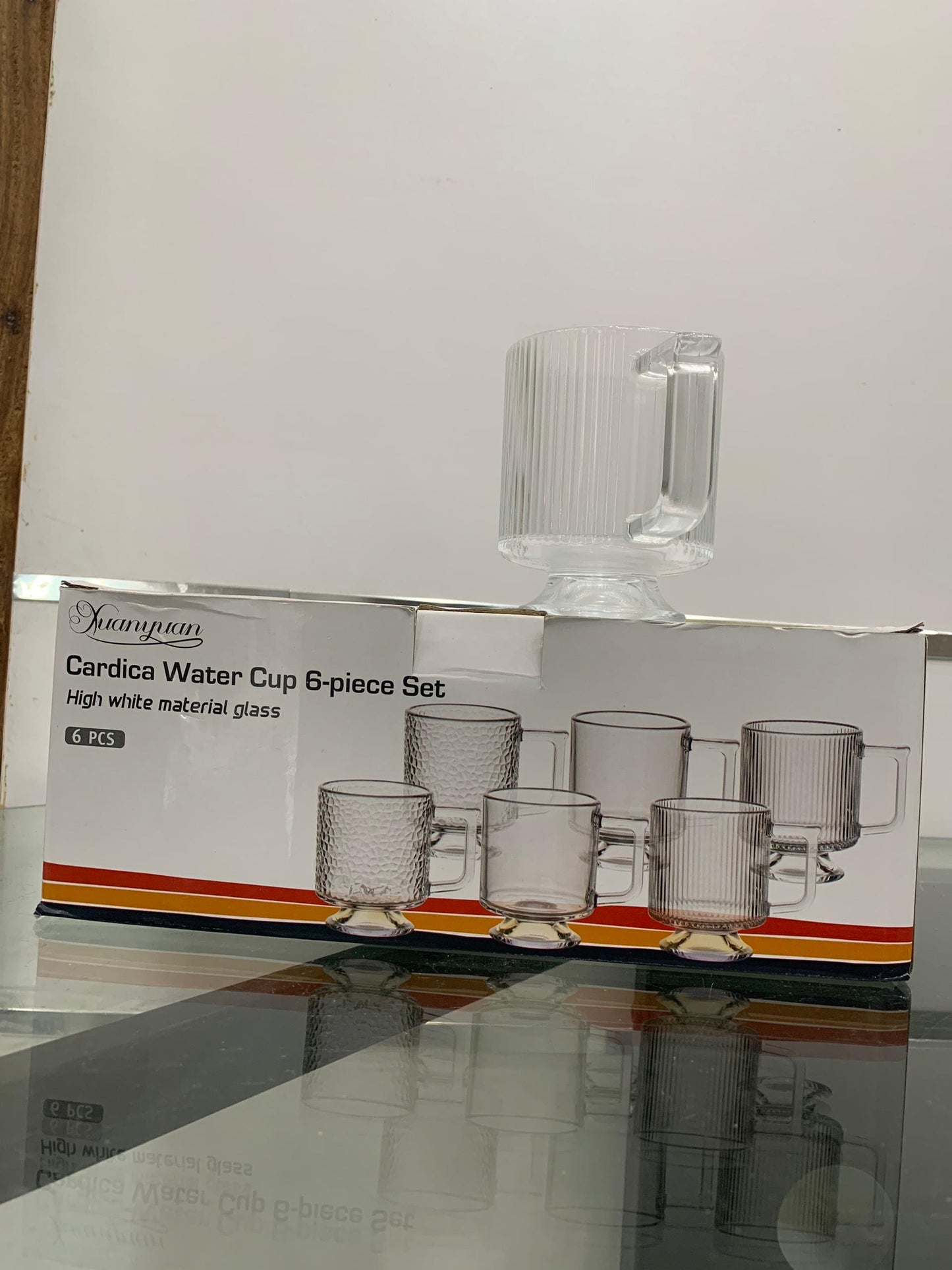 Set de 6 Tasses en Verre