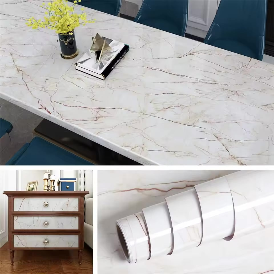 Papier Peint Marbre blanc
