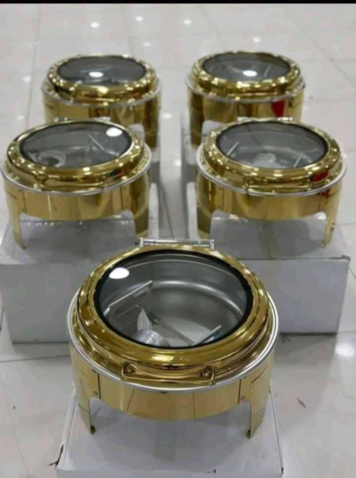 Chafing Dish Doré – 6L avec brûleur