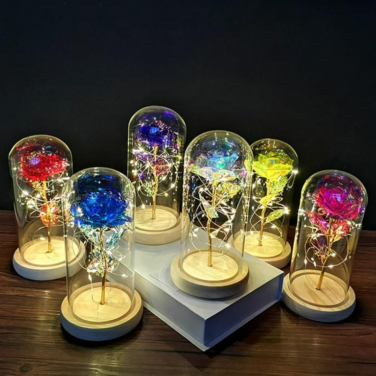 Roses en verre