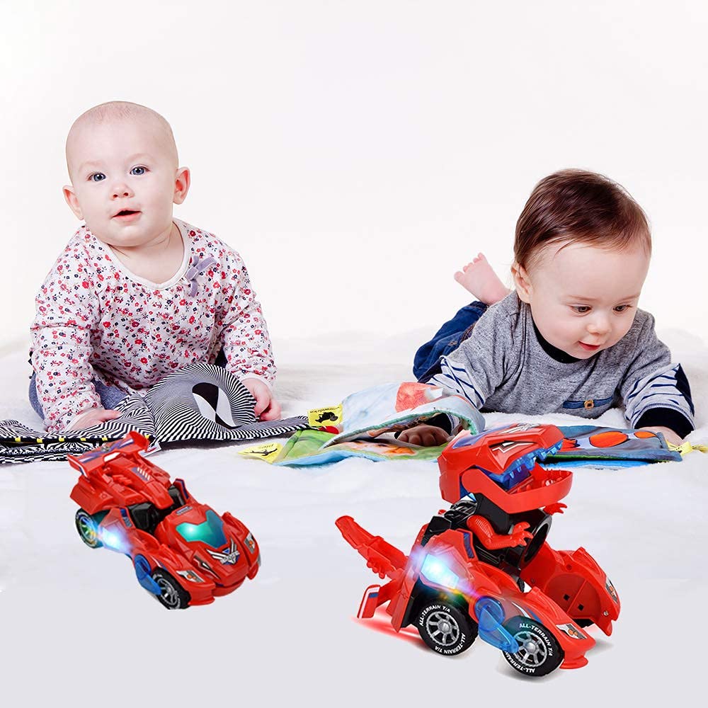 Jouets dinosaures transformables