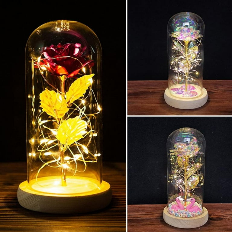 Roses en verre