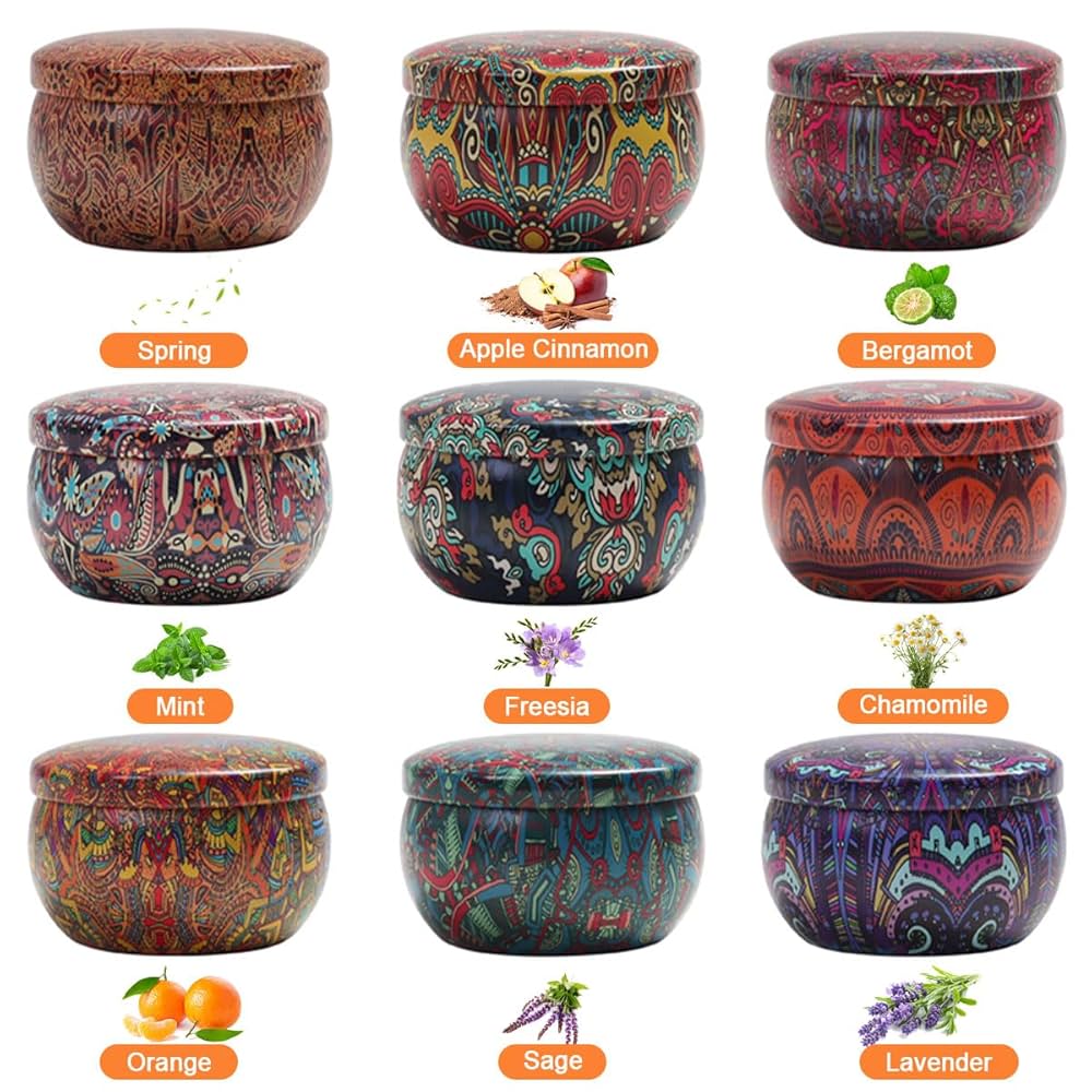 Coffret cadeau de bougies parfumées