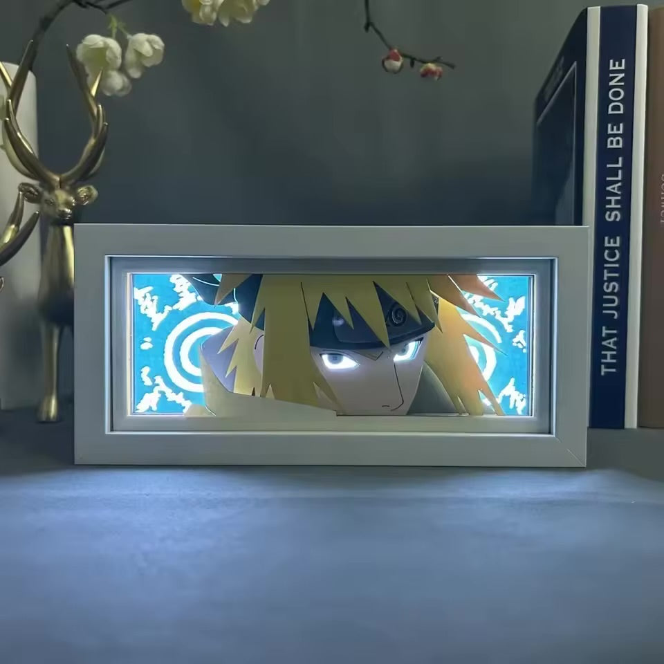 Boîte lumineuse LED 3D Anime