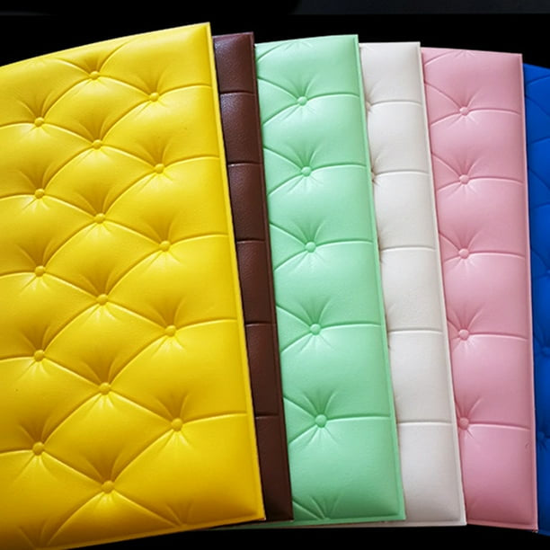 Mur de panneaux rembourrés en mousse élégante et pratique