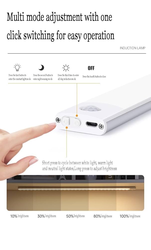 Lampe sous meuble