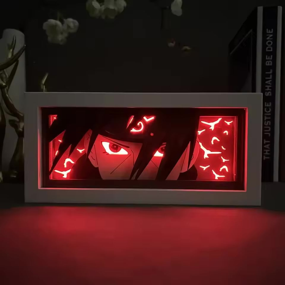 Boîte lumineuse LED 3D Anime