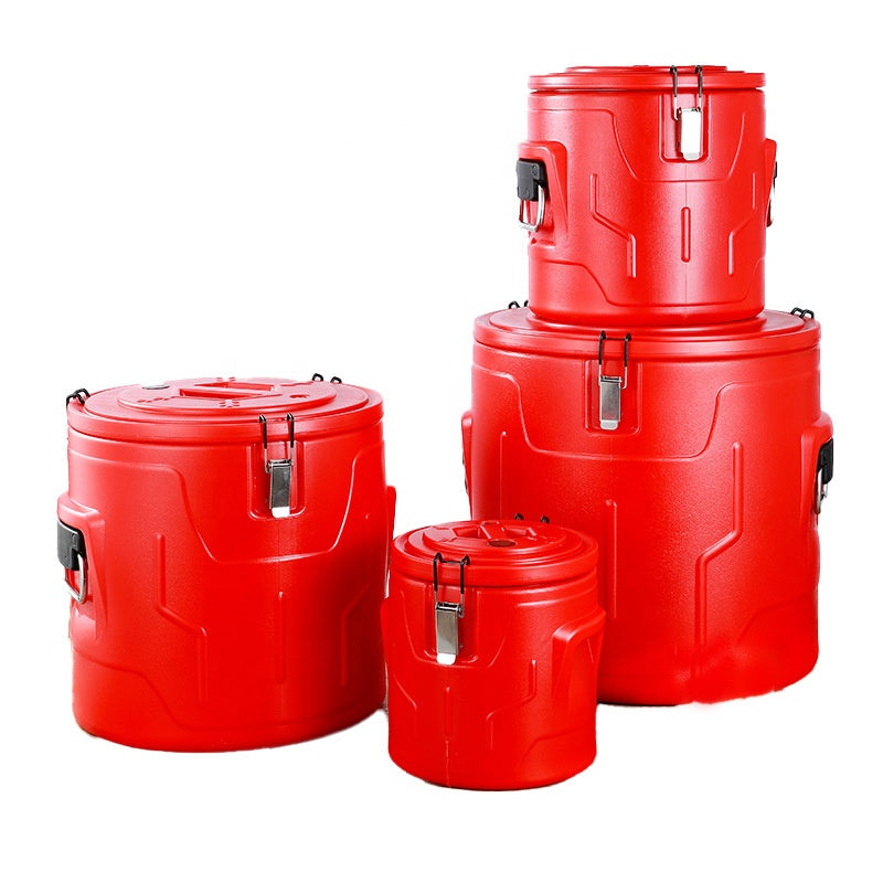 Réchaud isotherme en acier inoxydable de grande capacité pour aliments 3pcs