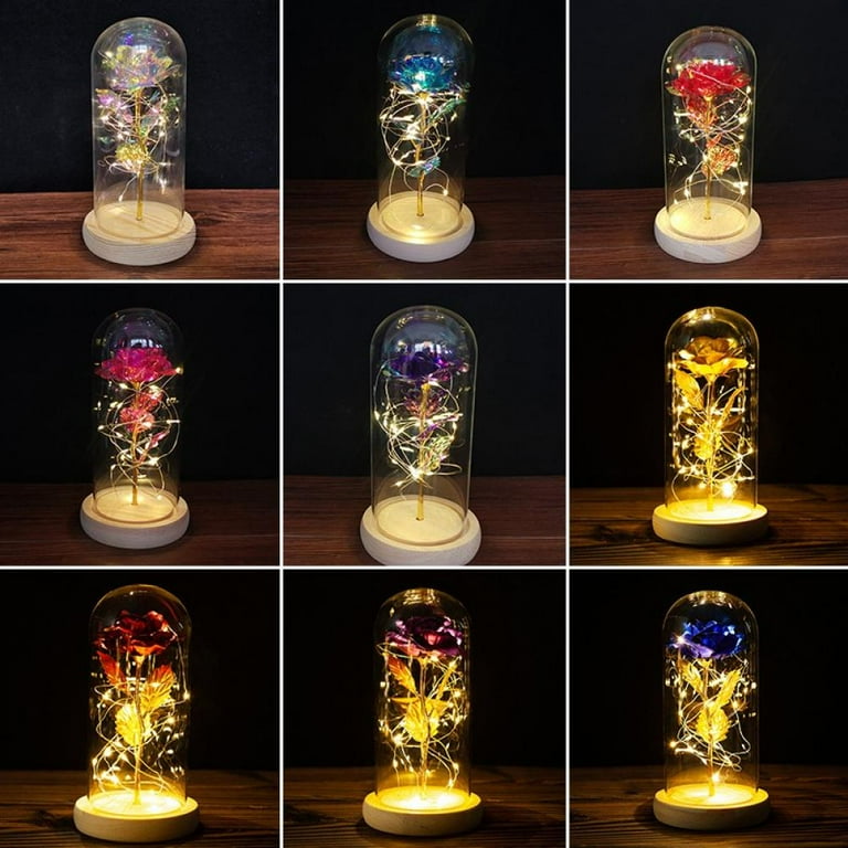 Roses en verre