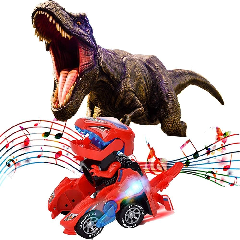 Jouets dinosaures transformables