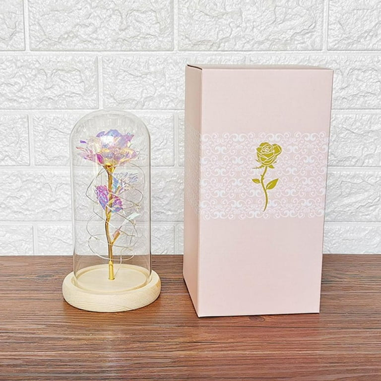 Roses en verre