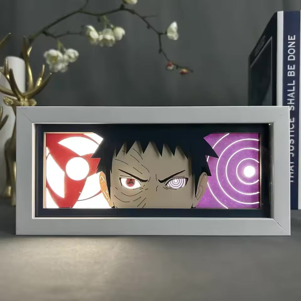 Boîte lumineuse LED 3D Anime