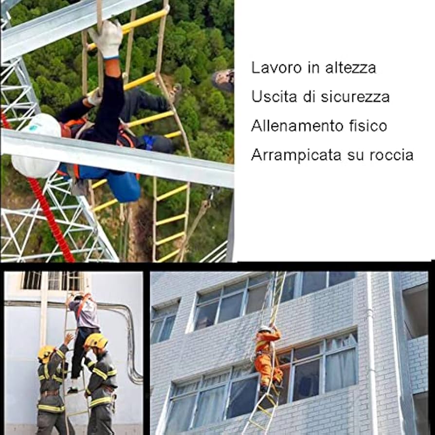 Échelle de Secours Antidérapante – Pour Évacuation d’Urgence