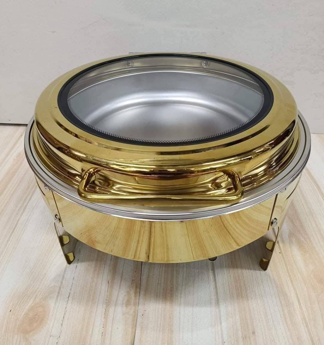 Chafing Dish Doré – 6L avec brûleur