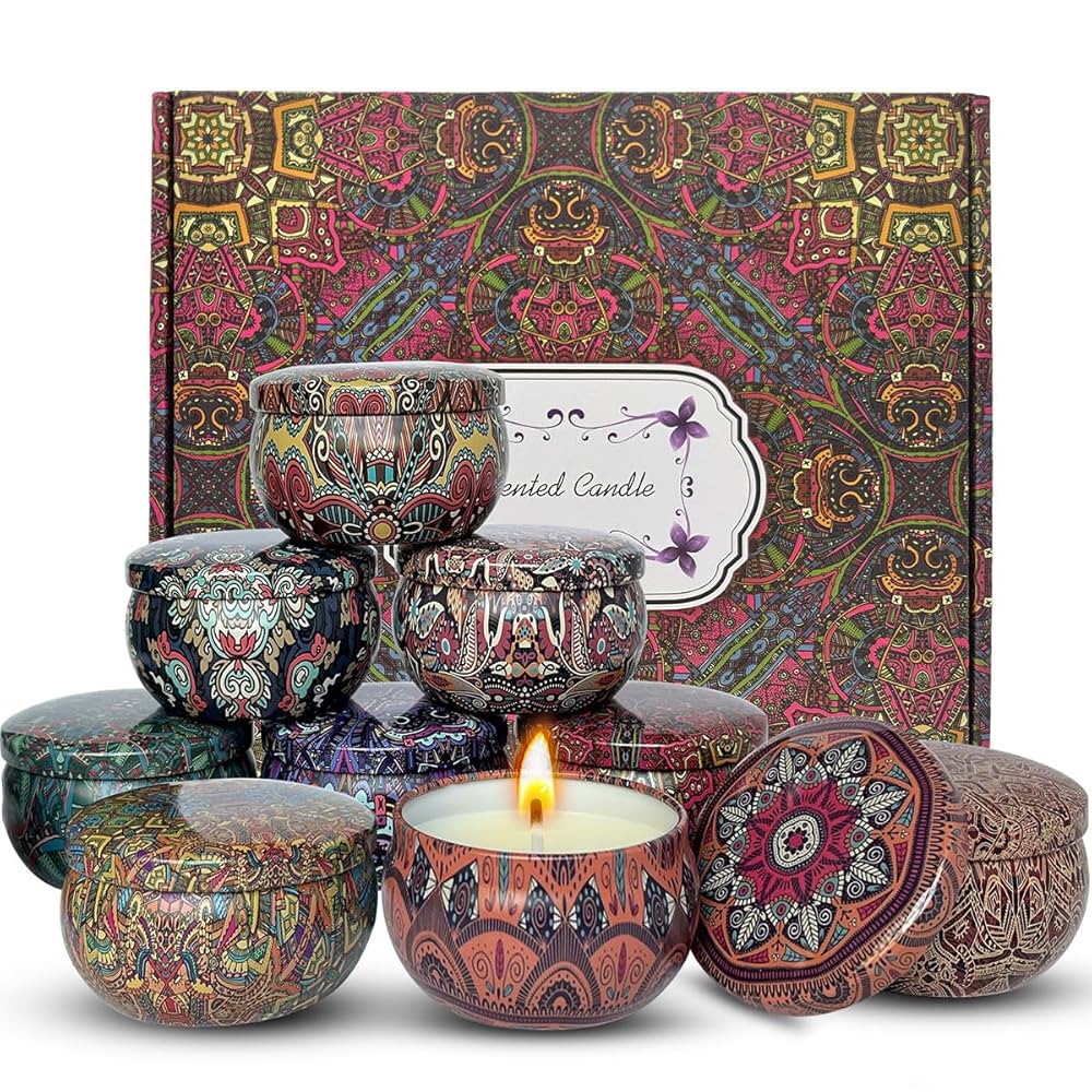 Coffret cadeau de bougies parfumées