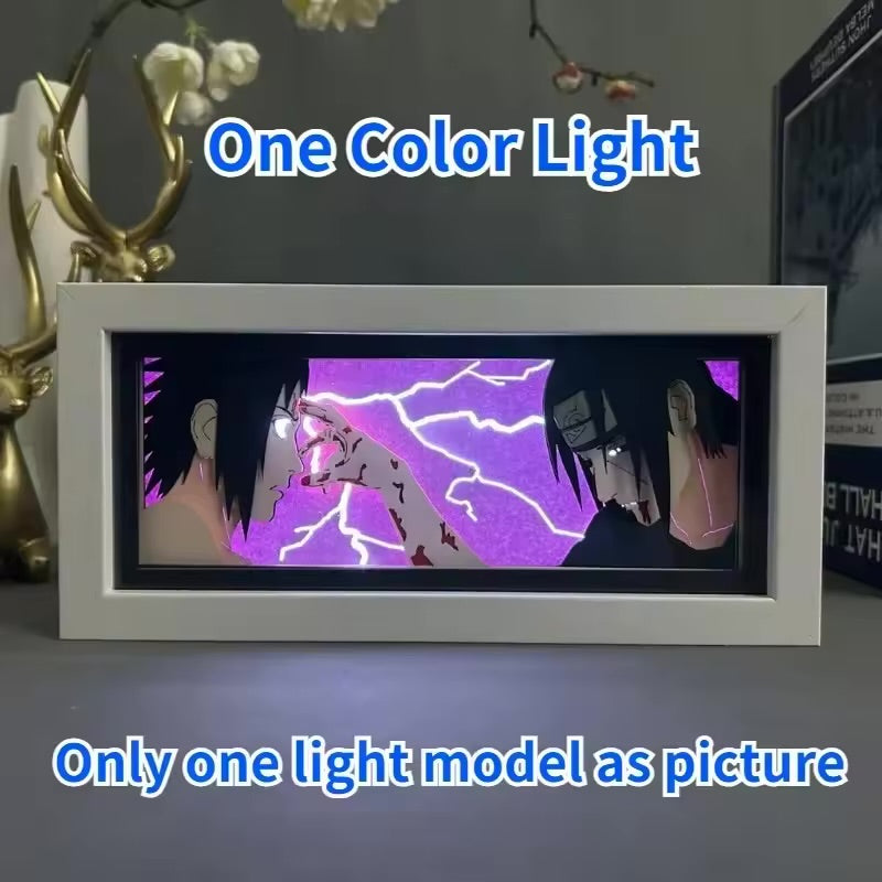 Boîte lumineuse LED 3D Anime