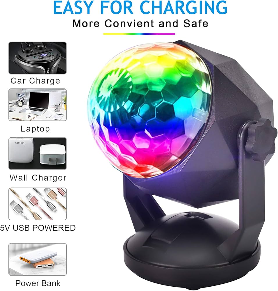 Boule disco à LED