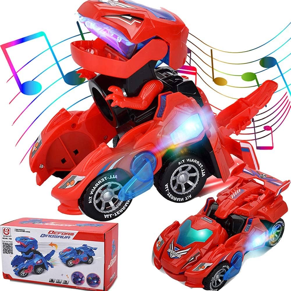 Jouets dinosaures transformables