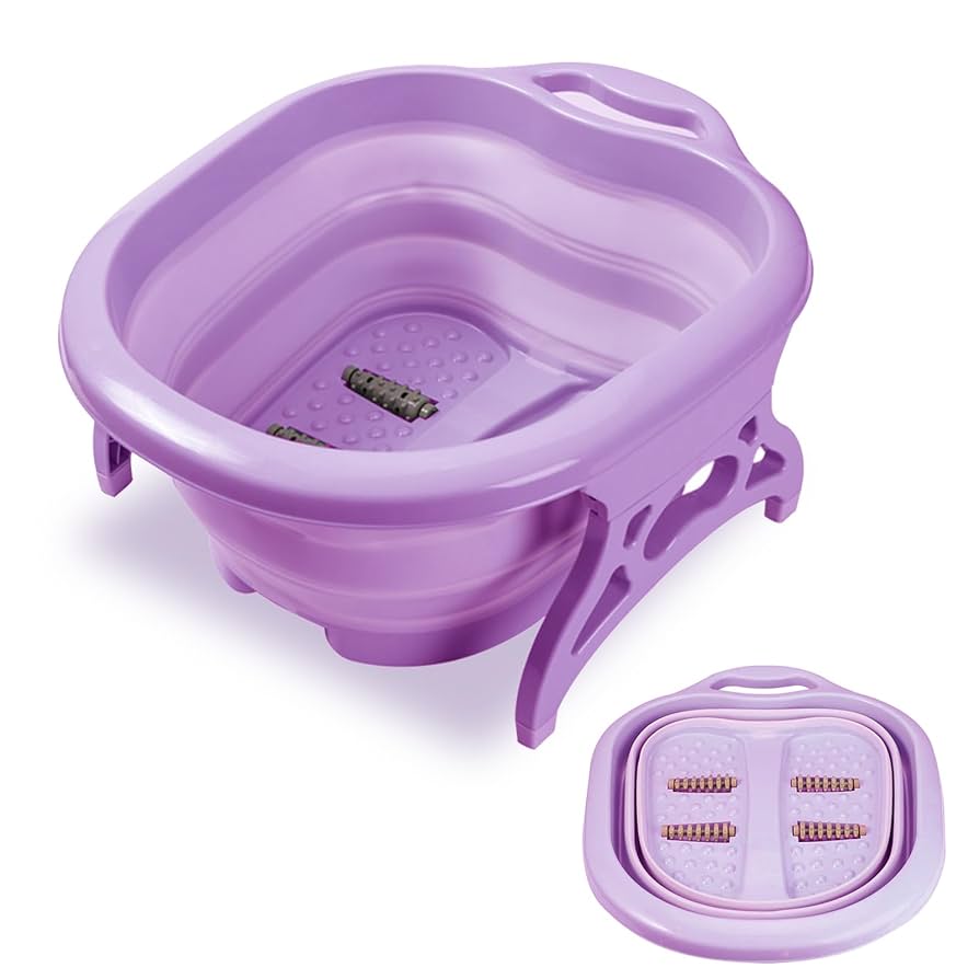 Bassin de bain de pieds pliable