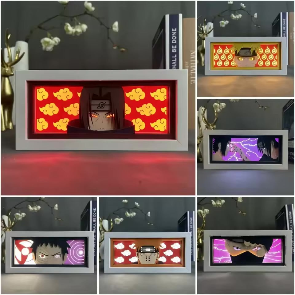 Boîte lumineuse LED 3D Anime