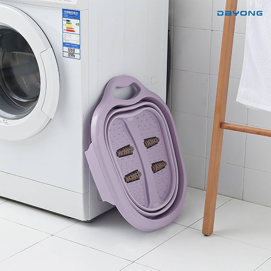 Bassin de bain de pieds pliable