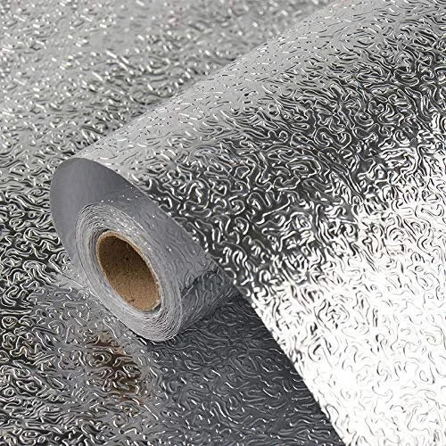 Papier Peint Aluminium Argenté