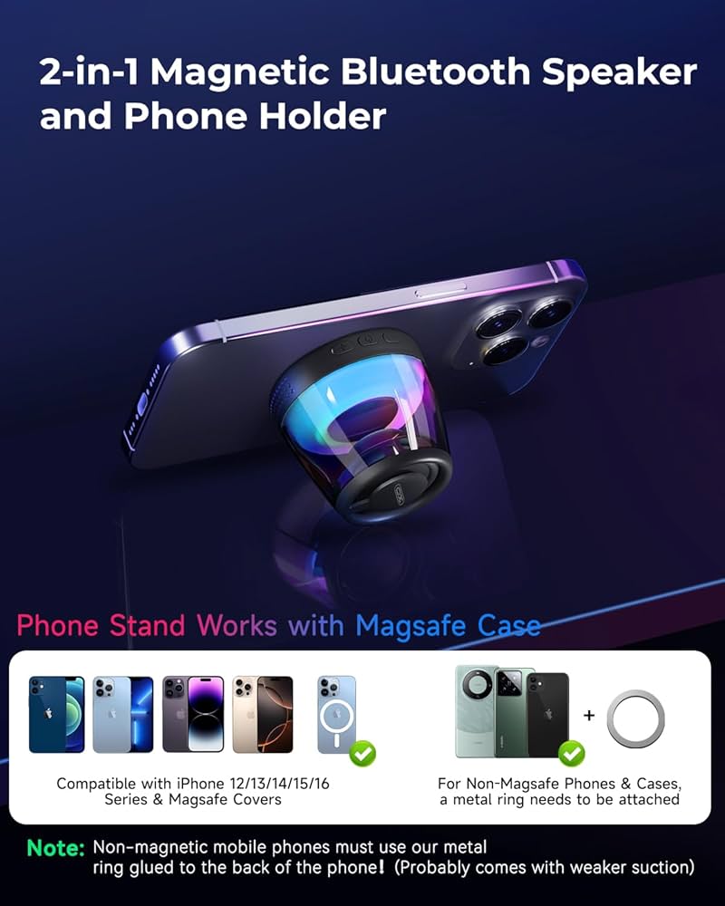 Enceinte Bluetooth magnétique
