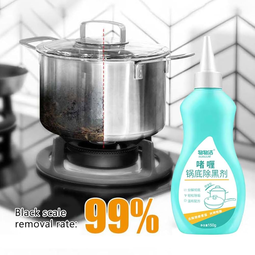 Nettoyant pour fond de casserole en acier inoxydable