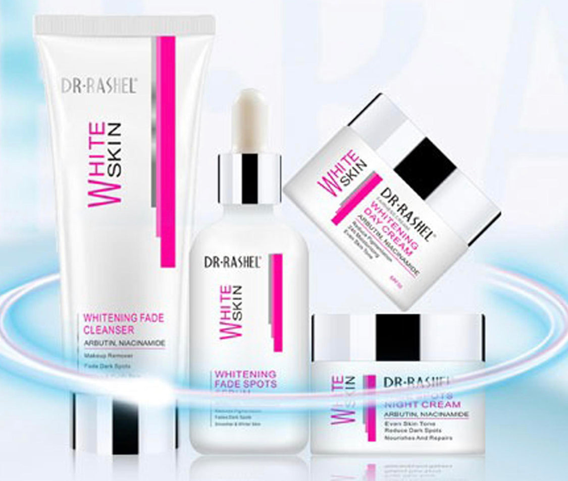 Coffret de 4 soins éclaircissants pour la peau Dr Rashel White Skin, anti-taches