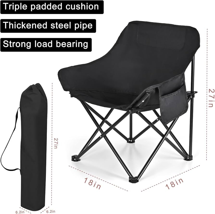 Chaise de camping pliante