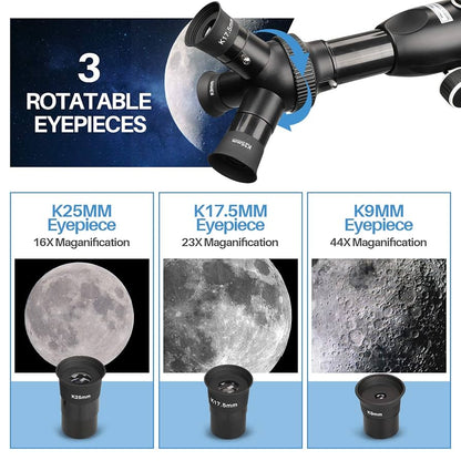 Télescope pour adultes débutants