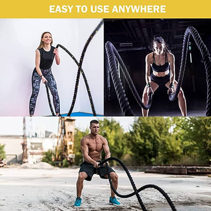Corde de combat pour salle de sport