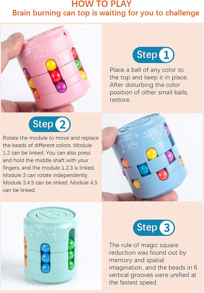 Puzzle-ballon arc-en-ciel créatif (type Fidget/Simple Dimple)