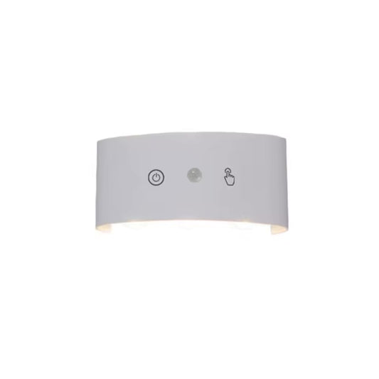 Lampe murale LED rechargeable à double éclairage (haut/bas)