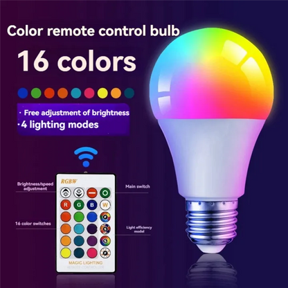 Ampoule LED multicolore E27