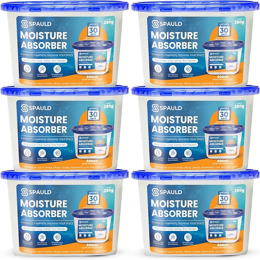 Lot de 6 absorbeurs d'humidité