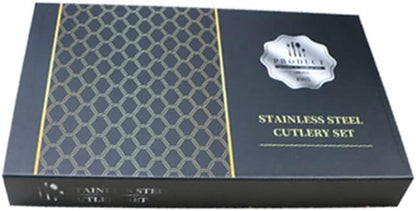 Ensemble de couverts 20 pièces, coffret cadeau en acier inoxydable