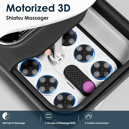 Spa de pieds électrique rotatif pliable