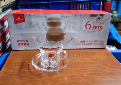 Set de Tasses à Thé en Verre Blinkmax – 6 Pièces