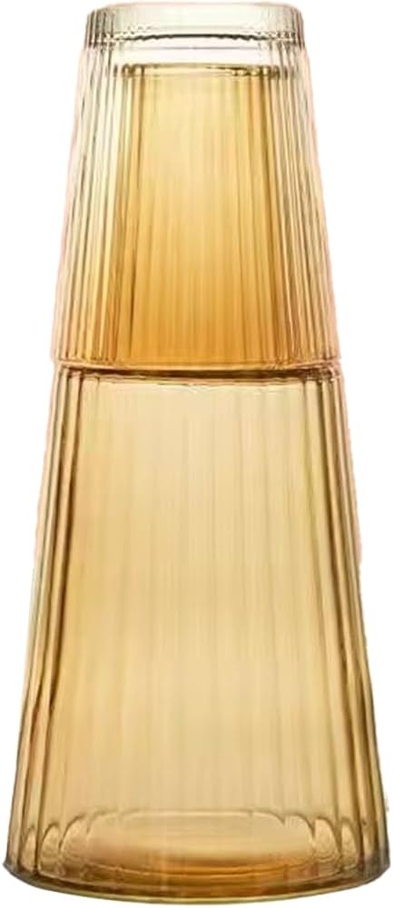 Carafe à eau de chevet avec gobelet en verre